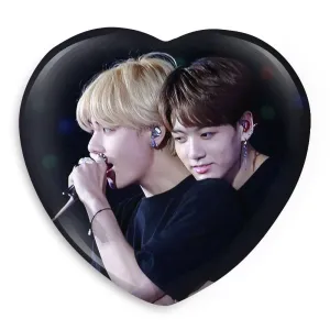پیکسل قلبی تهیونگ و جونگ کوک ویکوک گروه بی تی اس BTS