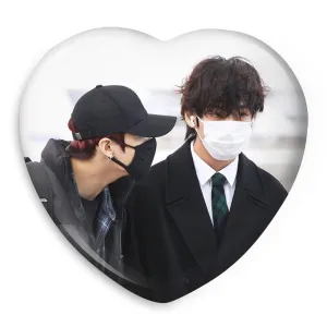 پیکسل قلبی تهیونگ و جونگ کوک ویکوک گروه بی تی اس BTS