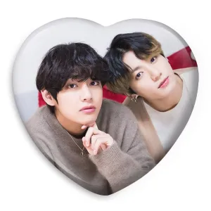 پیکسل قلبی تهیونگ و جونگ کوک ویکوک گروه بی تی اس BTS