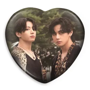 پیکسل قلبی تهیونگ و جونگ کوک ویکوک گروه بی تی اس BTS