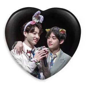 پیکسل قلبی تهیونگ و جونگ کوک ویکوک گروه بی تی اس BTS