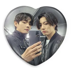 پیکسل قلبی تهیونگ و جونگ کوک ویکوک گروه بی تی اس BTS