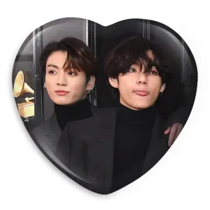 پیکسل قلبی تهیونگ و جونگ کوک ویکوک گروه بی تی اس BTS