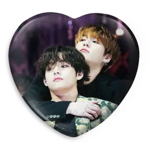 پیکسل قلبی تهیونگ و جونگ کوک ویکوک گروه بی تی اس BTS