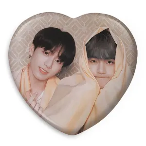 پیکسل قلبی تهیونگ و جونگ کوک ویکوک گروه بی تی اس BTS