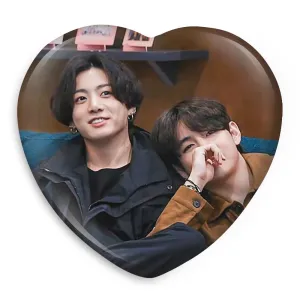 پیکسل قلبی تهیونگ و جونگ کوک ویکوک گروه بی تی اس BTS