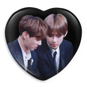 پیکسل قلبی تهیونگ و جونگ کوک ویکوک گروه بی تی اس BTS