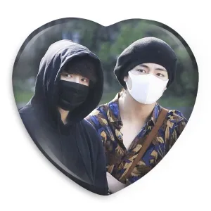 پیکسل قلبی تهیونگ و جونگ کوک ویکوک گروه بی تی اس BTS