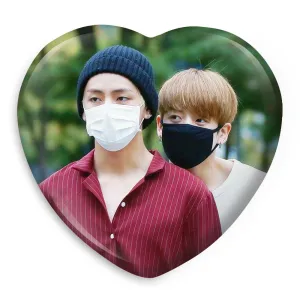 پیکسل قلبی تهیونگ و جونگ کوک ویکوک گروه بی تی اس BTS