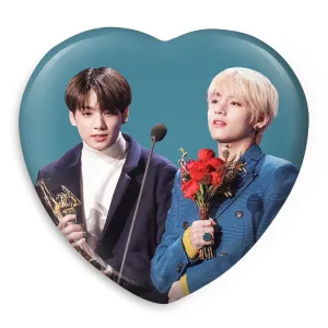 پیکسل قلبی تهیونگ و جونگ کوک ویکوک گروه بی تی اس BTS