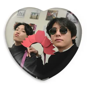 پیکسل قلبی تهیونگ و جونگ کوک ویکوک گروه بی تی اس BTS