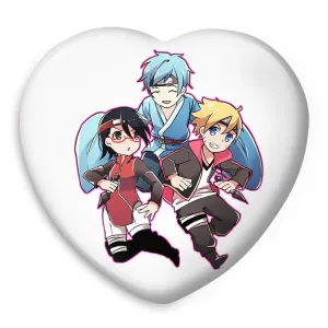 پیکسل قلبی سارادا و بوروتو و میتسوکی انیمه بوروتو Boruto