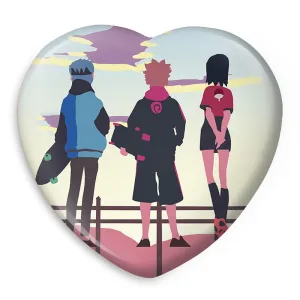 پیکسل قلبی سارادا و بوروتو و میتسوکی انیمه بوروتو Boruto