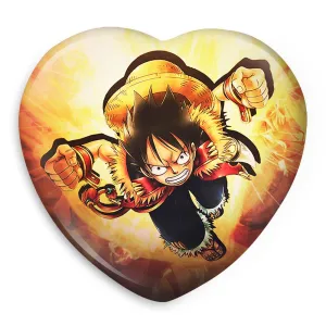 پیکسل قلبی لوفی انیمه وان پیس One Piece