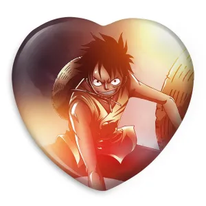 پیکسل قلبی لوفی انیمه وان پیس One Piece