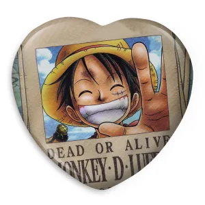 پیکسل قلبی لوفی انیمه وان پیس One Piece