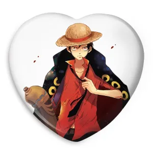 پیکسل قلبی لوفی انیمه وان پیس One Piece