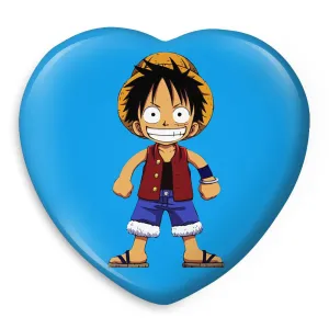پیکسل قلبی لوفی انیمه وان پیس One Piece