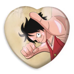 پیکسل قلبی لوفی انیمه وان پیس One Piece