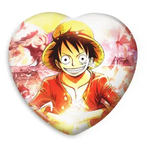 پیکسل قلبی لوفی انیمه وان پیس One Piece
