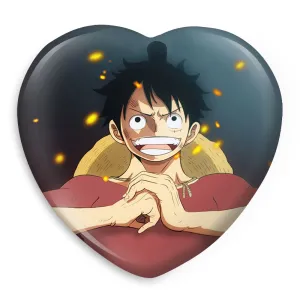 پیکسل قلبی لوفی انیمه وان پیس One Piece