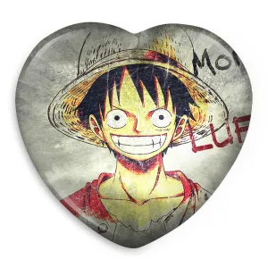 پیکسل قلبی لوفی انیمه وان پیس One Piece