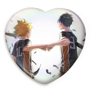 پیکسل قلبی کاگیاما و هیناتا انیمه هایکیو Haikyu