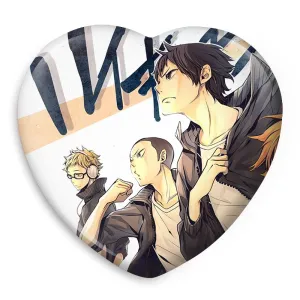 پیکسل قلبی تیم کاراسونو انیمه هایکیو Haikyu