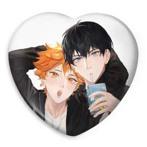 پیکسل قلبی کاگیاما و هیناتا انیمه هایکیو Haikyu