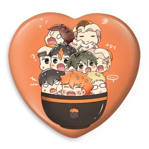 پیکسل قلبی تیم کاراسونو انیمه هایکیو Haikyu