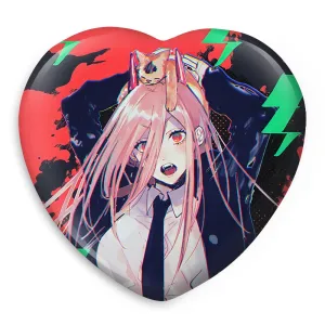 پیکسل قلبی پاور انیمه مرد اره ای Chainsaw Man