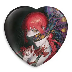 پیکسل قلبی ماکیما انیمه مرد اره ای Chainsaw Man