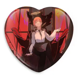 پیکسل قلبی ماکیما انیمه مرد اره ای Chainsaw Man