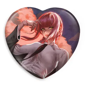 پیکسل قلبی ماکیما انیمه مرد اره ای Chainsaw Man