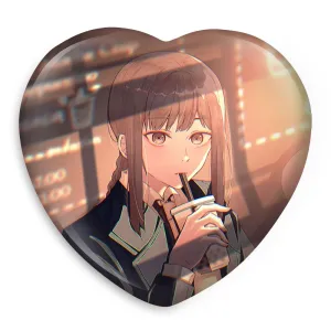 پیکسل قلبی ماکیما انیمه مرد اره ای Chainsaw Man