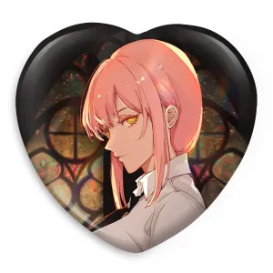 پیکسل قلبی ماکیما انیمه مرد اره ای Chainsaw Man