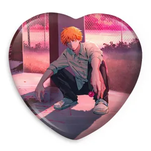 پیکسل قلبی دنجی انیمه مرد اره ای Chainsaw Man