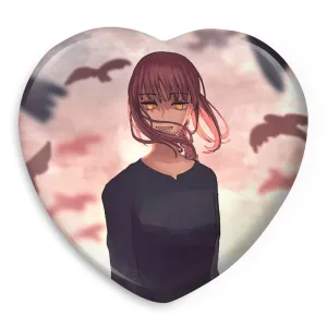 پیکسل قلبی ماکیما انیمه مرد اره ای Chainsaw Man