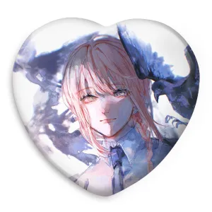 پیکسل قلبی ماکیما انیمه مرد اره ای Chainsaw Man