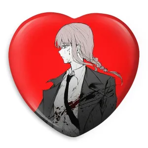 پیکسل قلبی ماکیما انیمه مرد اره ای Chainsaw Man