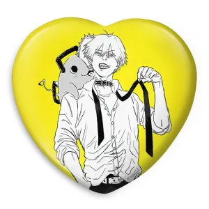 پیکسل قلبی دنجی انیمه مرد اره ای Chainsaw Man