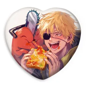 پیکسل قلبی دنجی انیمه مرد اره ای Chainsaw Man