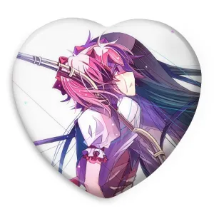 پیکسل قلبی همورا و مدوکا انیمه مادوکا مجیکا Madoka Magica