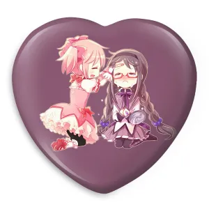 پیکسل قلبی همورا و مدوکا انیمه مادوکا مجیکا Madoka Magica