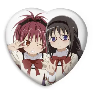 پیکسل قلبی همورا و ساکورا انیمه مادوکا مجیکا Madoka Magica