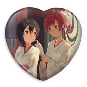 پیکسل قلبی یازاوا و نیشیکینو انیمه مادوکا مجیکا Madoka Magica