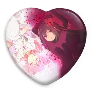 پیکسل قلبی همورا و مدوکا انیمه مادوکا مجیکا Madoka Magica