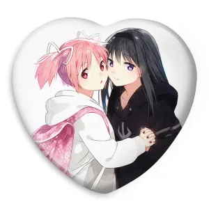 پیکسل قلبی همورا و مدوکا انیمه مادوکا مجیکا Madoka Magica