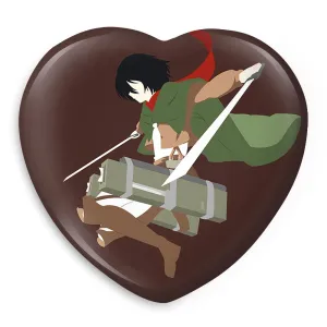 پیکسل قلبی میکاسا اکرمن انیمه اتک آن تایتان Attack on Titan