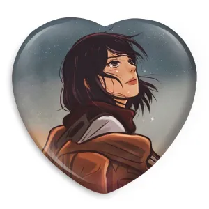 پیکسل قلبی میکاسا اکرمن انیمه اتک آن تایتان Attack on Titan